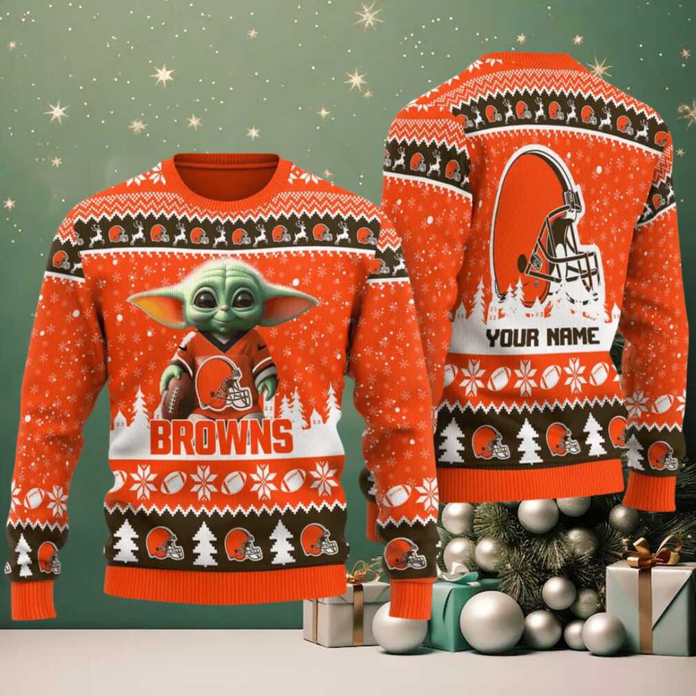 Cleveland Browns Ugly Christmas Sweater BGSWT644 Cleveland Browns Ugly Christmas Sweater BGSWT644