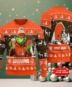 Cleveland Browns Ugly Christmas Sweater BGSWT714