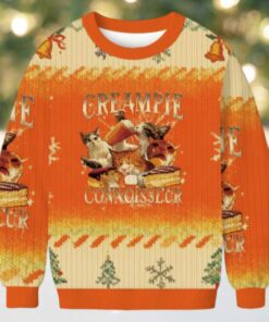 Creampie Connoisseur Meme Christmas Ugly Sweatshirt