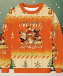 Creampie Connoisseur Meme Christmas Ugly Sweatshirt