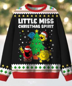Cute Miss Christmas Spirit Teacher Ugly Fluffy Christmas Sweater