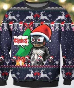 Cute Venom Ugly Christmas Knit Sweater