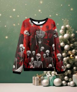 Dancing Skeletons Knit Sweatshirt Dancing Skeletons Knit Sweatshirt