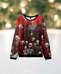 Dancing Skeletons Knit Sweatshirt