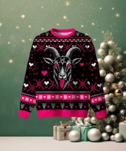 Dark Goat Demon Ugly Christmas Sweatshirt Dark Goat Demon Ugly Christmas Sweatshirt