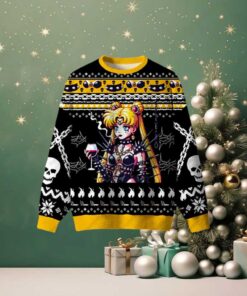 Dark Moonlight Girl Ugly Christmas Sweatshirt Dark Moonlight Girl Ugly Christmas Sweatshirt