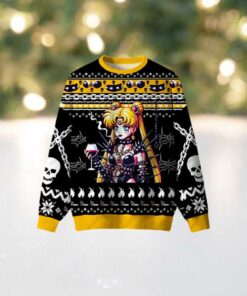 Dark Moonlight Girl Ugly Christmas Sweatshirt