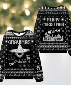 Decay   Into The Unknown Ugly Christmas Knit Sweatshirt