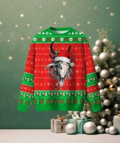 Demon Sheep Head Ugly Christmas Sweatshirt Demon Sheep Head Ugly Christmas Sweatshirt