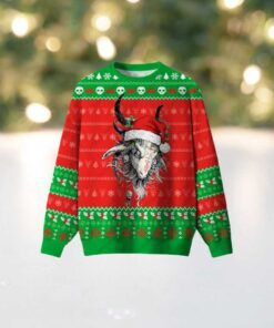 Demon Sheep Head Ugly Christmas Sweatshirt