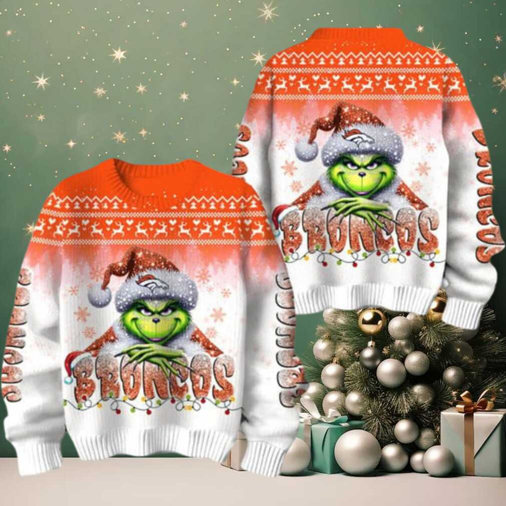 Denver Broncos Grinch Stolen Christmas Sweater Denver Broncos Grinch Stolen Christmas Sweater