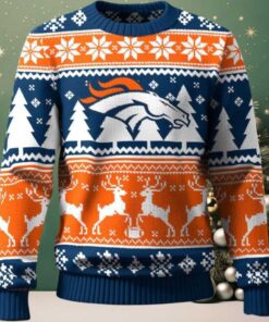 Denver Broncos Ugly Christmas Sweater For NFL Holiday Parties (1)