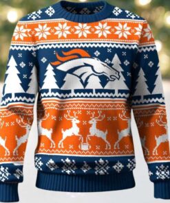 Denver Broncos Ugly Christmas Sweater For NFL Holiday Parties