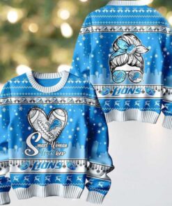 Detroit Lions Smart Woman Loves Her Sweater