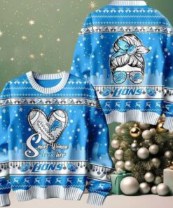 Detroit Lions Smart Woman Loves Her Sweater