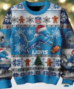 Detroit Lions They Not Like Us Christmas Ugly Sweater