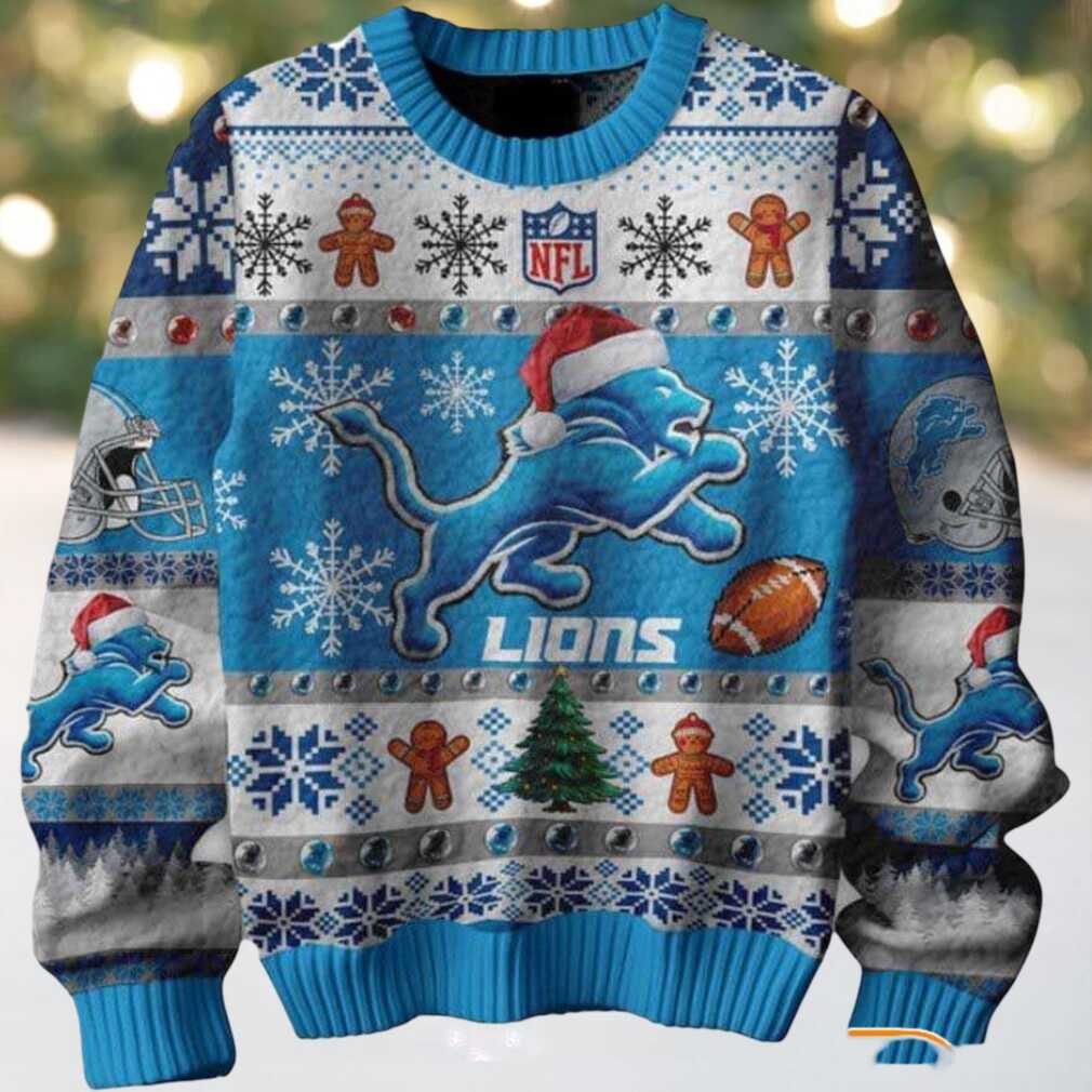 Detroit Lions They Not Like Us Christmas Ugly Sweater Detroit Lions They Not Like Us Christmas Ugly Sweater
