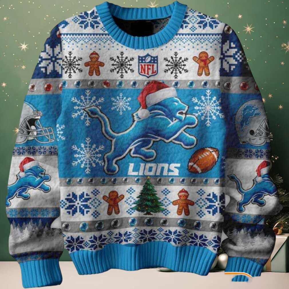 Detroit Lions They Not Like Us Christmas Ugly Sweater Detroit Lions They Not Like Us Christmas Ugly Sweater