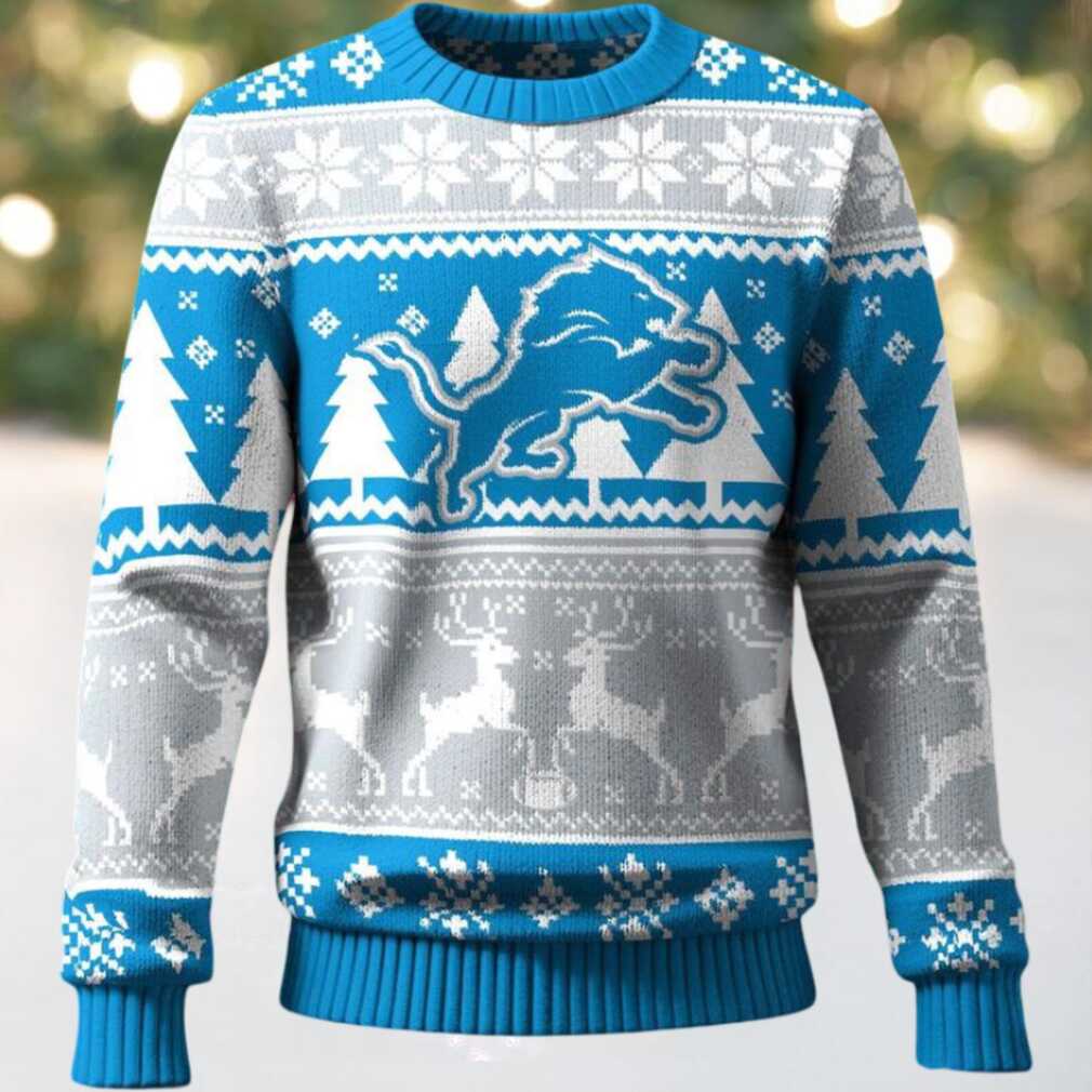 Detroit Lions Ugly Christmas Sweater For NFL Holiday Parties Detroit Lions Ugly Christmas Sweater For NFL Holiday Parties