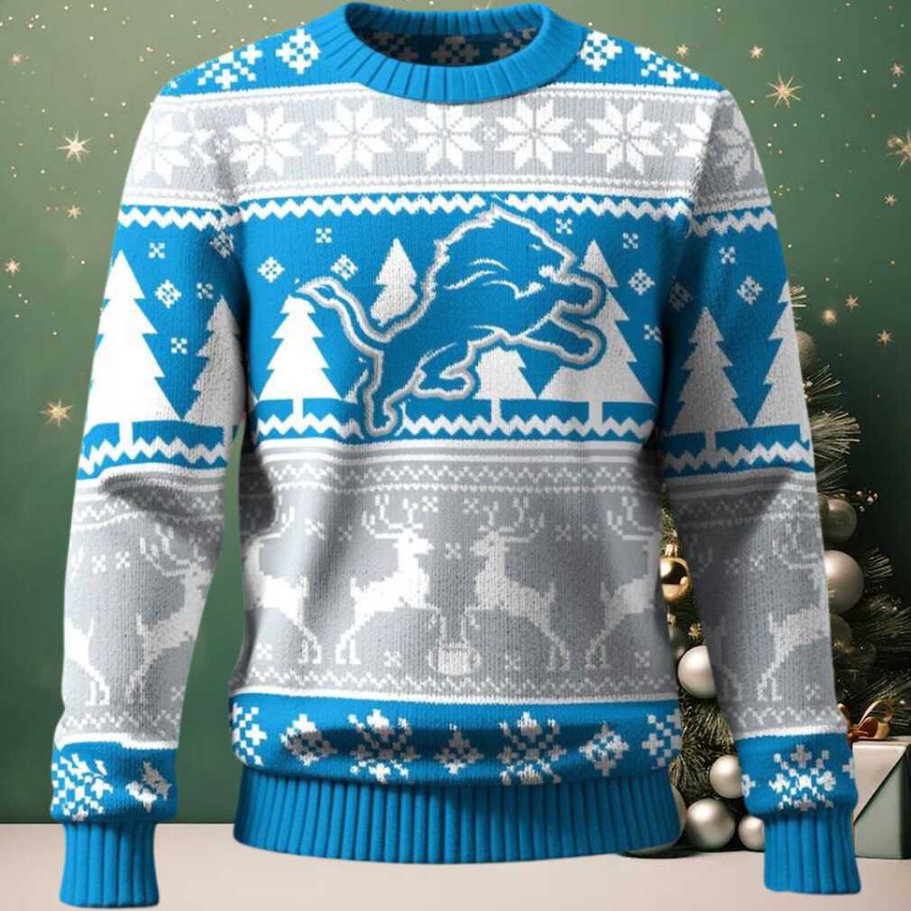 Detroit Lions Ugly Christmas Sweater For NFL Holiday Parties Detroit Lions Ugly Christmas Sweater For NFL Holiday Parties