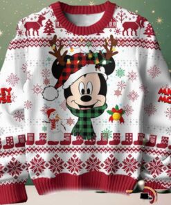 Disney Mickey Mouse Merry Christmas Ugly Sweater