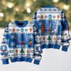 Navy New York Giants NFL Ugly Christmas Sweater   Name Customized