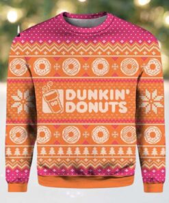Dunkin s Donuts Ugly Christmas Sweater 2025
