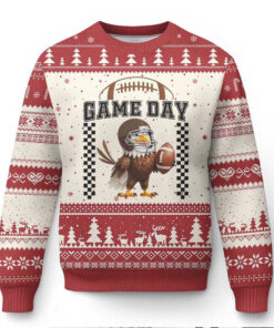 Eagle Football Ugly Christmas Sweater Game Day Humor Gift Eagle Football Ugly Christmas Sweater Game Day Humor Gift