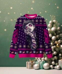 Eerie Eyed Girl Ugly Christmas Sweatshirt Eerie Eyed Girl Ugly Christmas Sweatshirt
