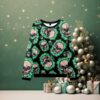 Eerie Eyed Girl Ugly Christmas Sweatshirt