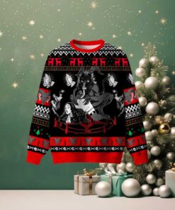 Embrace Of The Demon Ugly Christmas Sweatshirt Embrace Of The Demon Ugly Christmas Sweatshirt