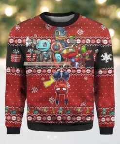 Evengers Pikachu Superheroes Ugly 3D Christmas Sweater