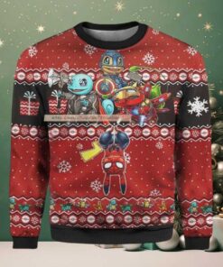 Evengers Pikachu Superheroes Ugly 3D Christmas Sweater