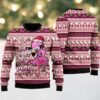 Fa La La Min Go Cool Flamingo Ugly Christmas Sweater Fa La La Min Go Cool Flamingo Ugly Christmas Sweater