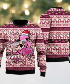 Fa La La Mingo Flamingo Ugly Christmas Sweater Cheap Xmas Style