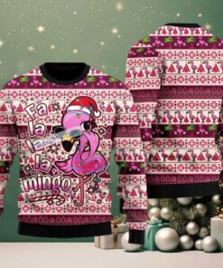 Fa La La Mingo Flamingo Ugly Christmas Sweater Cheap Xmas Style