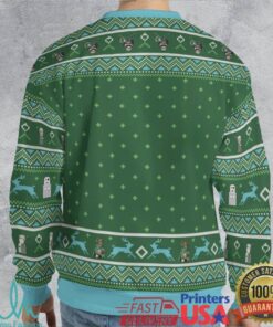 Fatman with red suit Ugly Christmas Sweatshirt