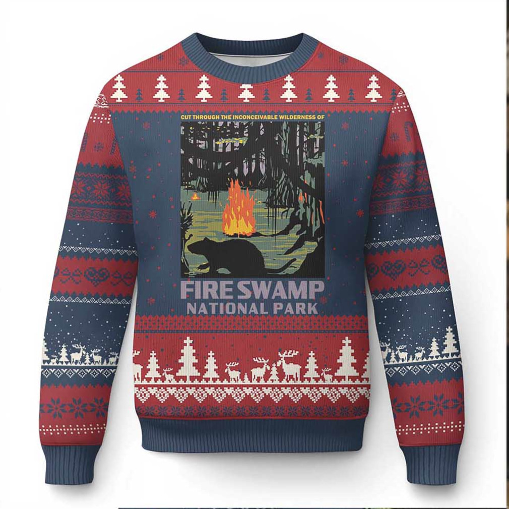 Fire Swamp National Park Ugly Christmas Sweater Inconceivable Fantasy Adventure Fire Swamp National Park Ugly Christmas Sweater Inconceivable Fantasy Adventure