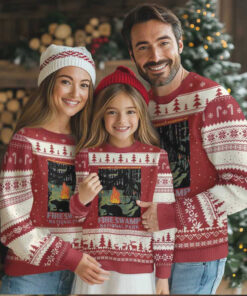 Fire Swamp National Park Ugly Christmas Sweater Inconceivable Fantasy Adventure