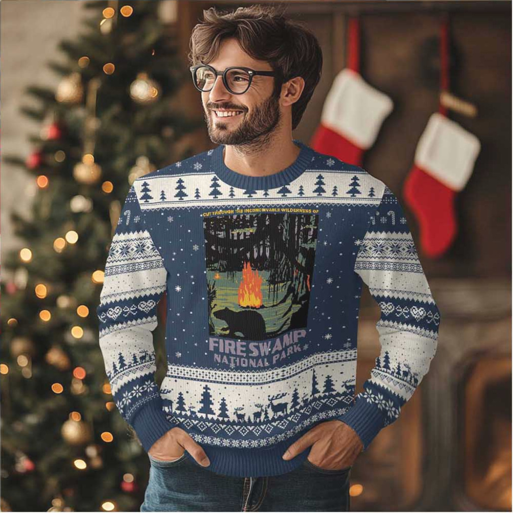 Fire Swamp National Park Ugly Christmas Sweater Inconceivable Fantasy Adventure Fire Swamp National Park Ugly Christmas Sweater Inconceivable Fantasy Adventure