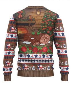 France Christmas Ugly Christmas Sweater Buche De Noel, hoodie, sweater, long sleeve and tank top France Christmas Ugly Christmas Sweater Buche De Noel