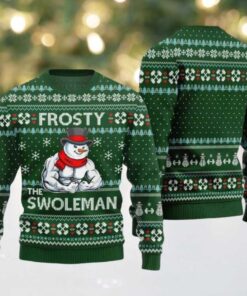 Frosty the Swoleman Ugly Christmas Sweater