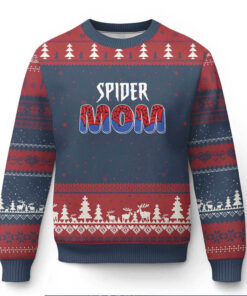Funny Spider Mom Ugly Christmas Sweater Son Birthday Party Funny Spider Mom Ugly Christmas Sweater Son Birthday Party