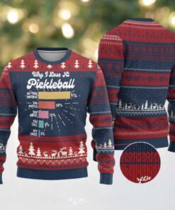 Funny Why I Lose At Pickleball Ugly Christmas Sweater