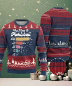 Funny Why I Lose At Pickleball Ugly Christmas Sweater