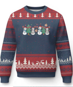 Funny Xmas Cheer Gift Ugly Christmas Sweater Santa Snowman Cheerleaders Funny Xmas Cheer Gift Ugly Christmas Sweater Santa Snowman Cheerleaders