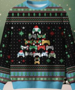 Gamepad Christmas Tree Ugly Christmas Sweater