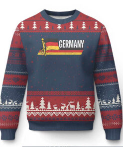 German Heritage Pride Germany Flag Ugly Christmas Sweater