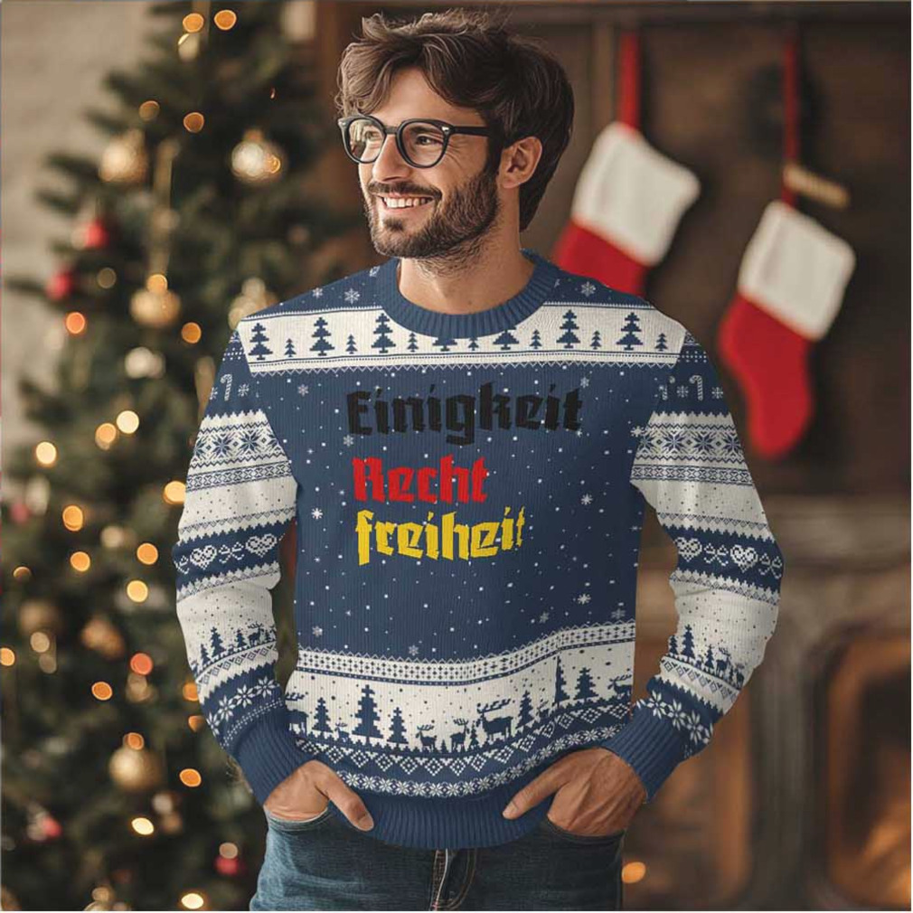 German Heritage Ugly Christmas Sweater Einigkeit Recht Freiheit Germany Flag German Heritage Ugly Christmas Sweater Einigkeit Recht Freiheit Germany Flag