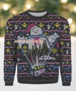 Ghostbusters Santa Ugly 3D Christmas Sweater